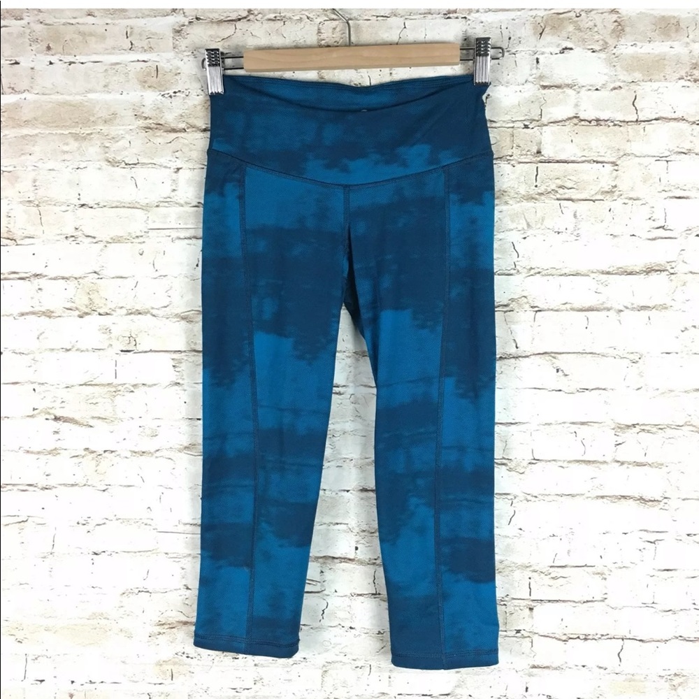 Old Navy Active XS cropped compression pants blue